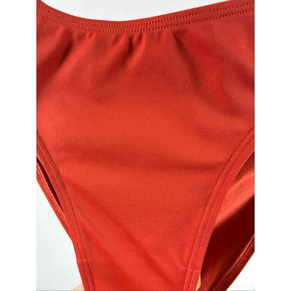 SKIMS NWT Swim Bikini Bottom in Terra Size L